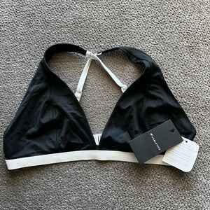 Fabletics Black and White Triangle Bralette